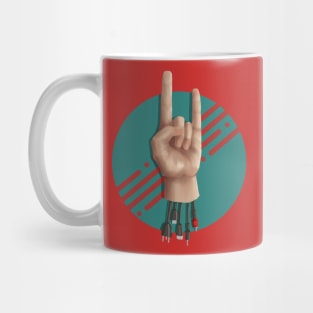 Plugged In(striped/red) Mug